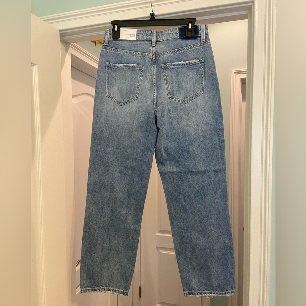 Insane Gene High Rise Lightwash Straight Jeans - Picture 2 of 7